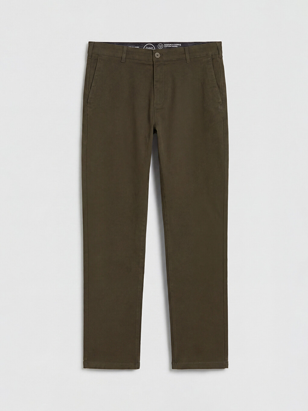 Slim Fit Gabardine Men's Chino Trousers-3