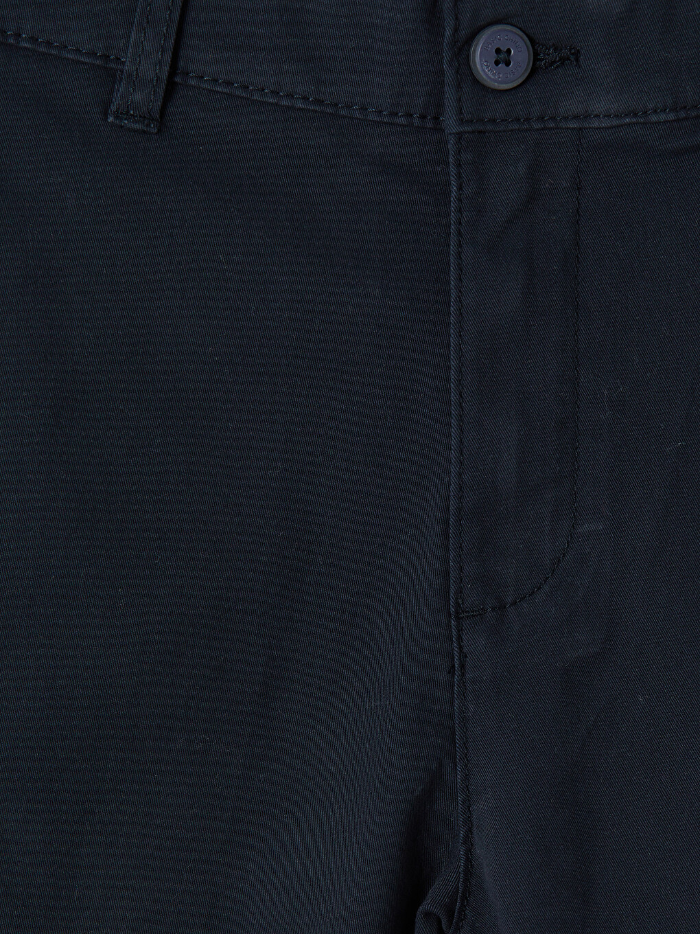Man Navy Chino Trousers-6