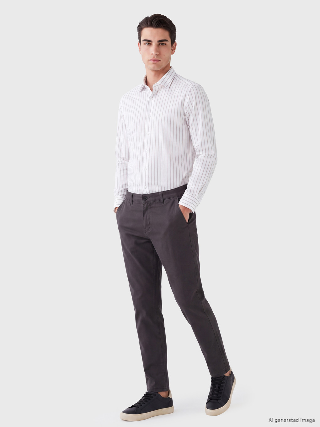Mashkull Jeshil Pantallona Chino-1