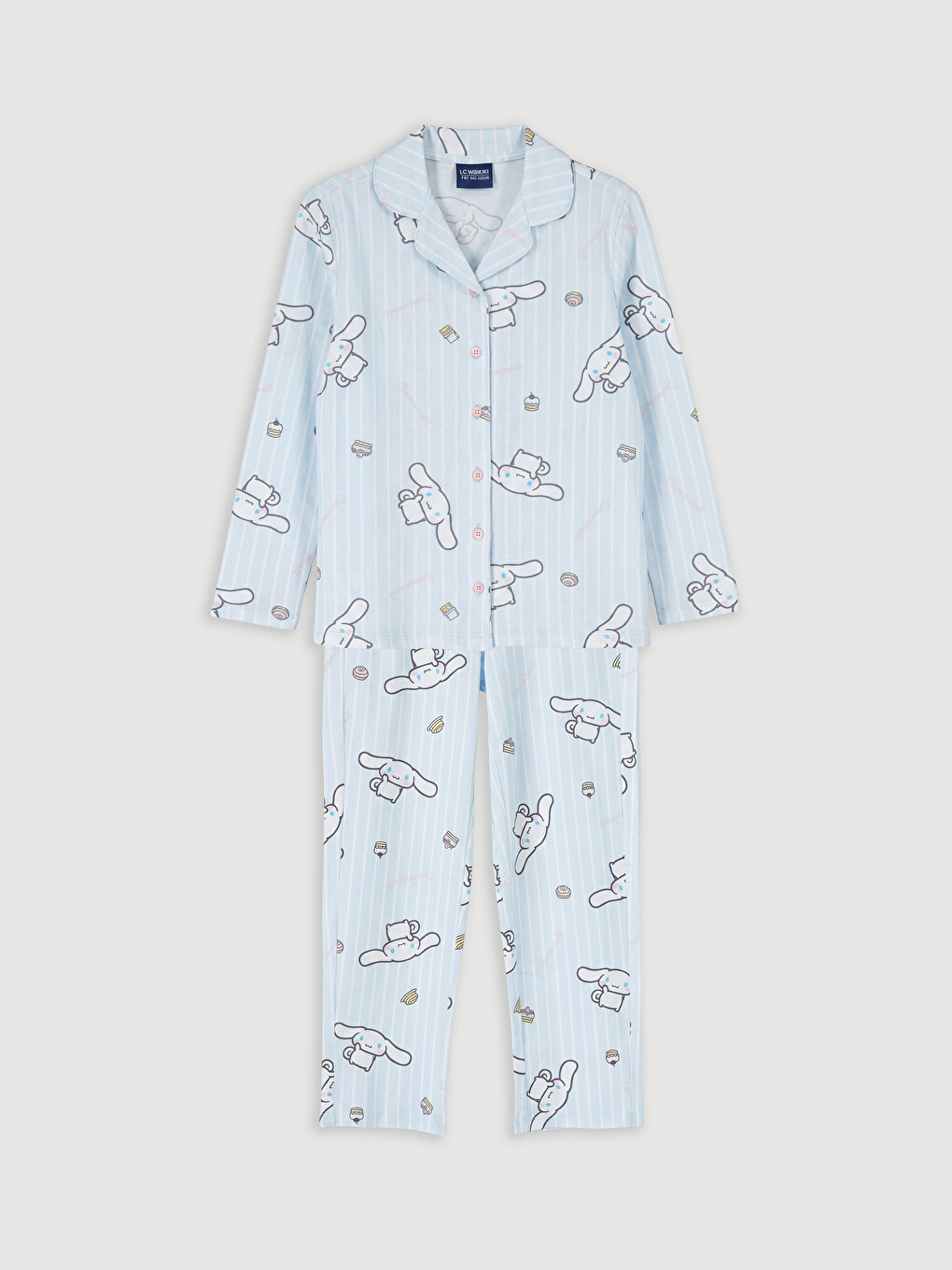 Patterned Girls' Pyjamas Set