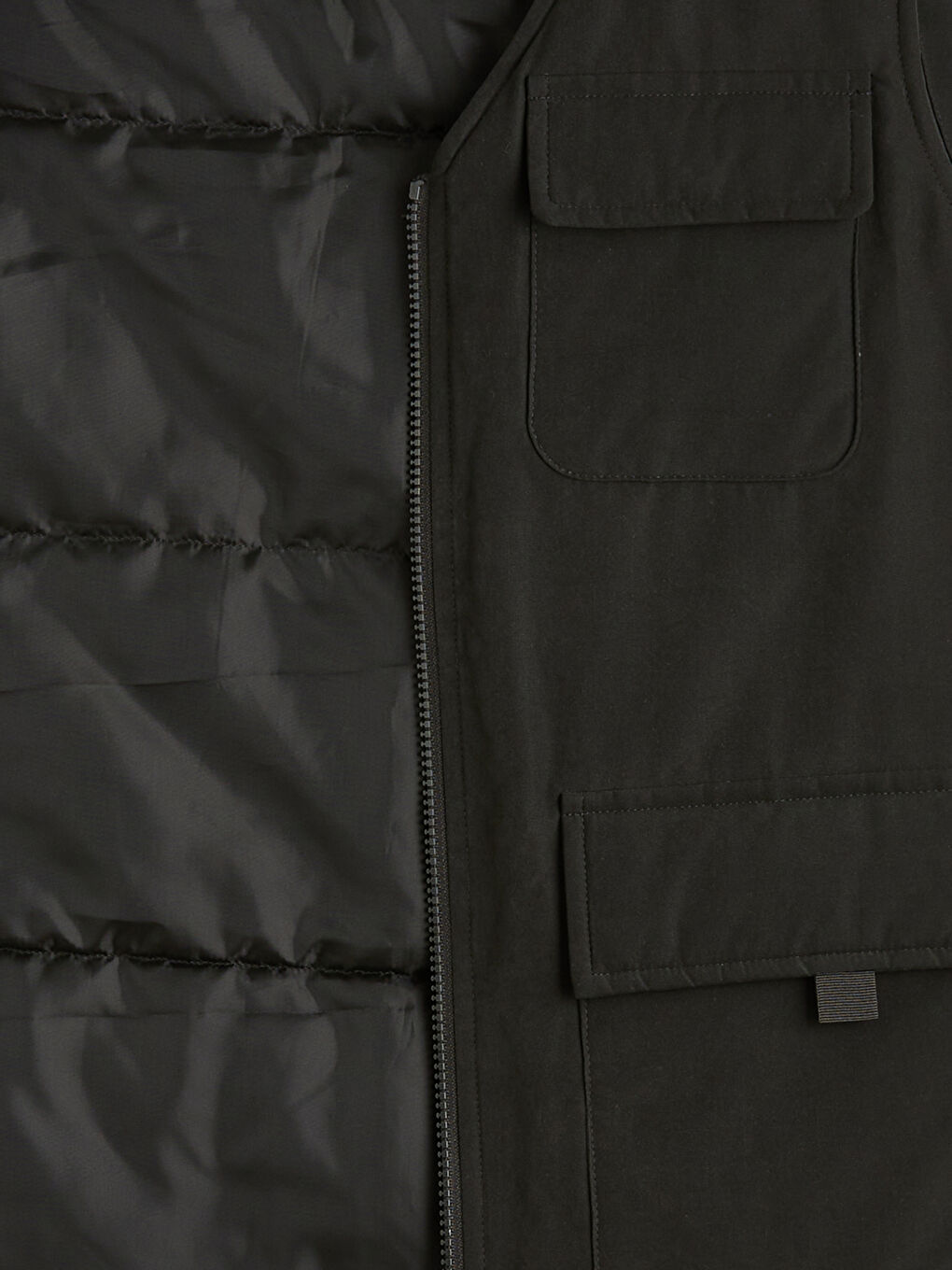 Haki Standart Kalıp Erkek Yelek-1