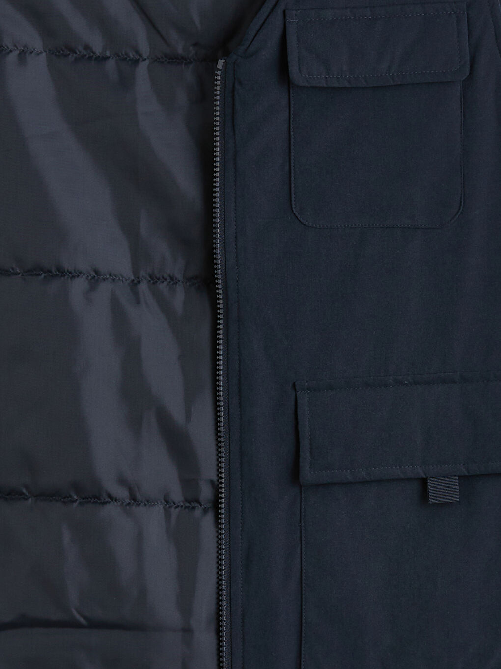 Lacivert Standart Kalıp Erkek Yelek-6