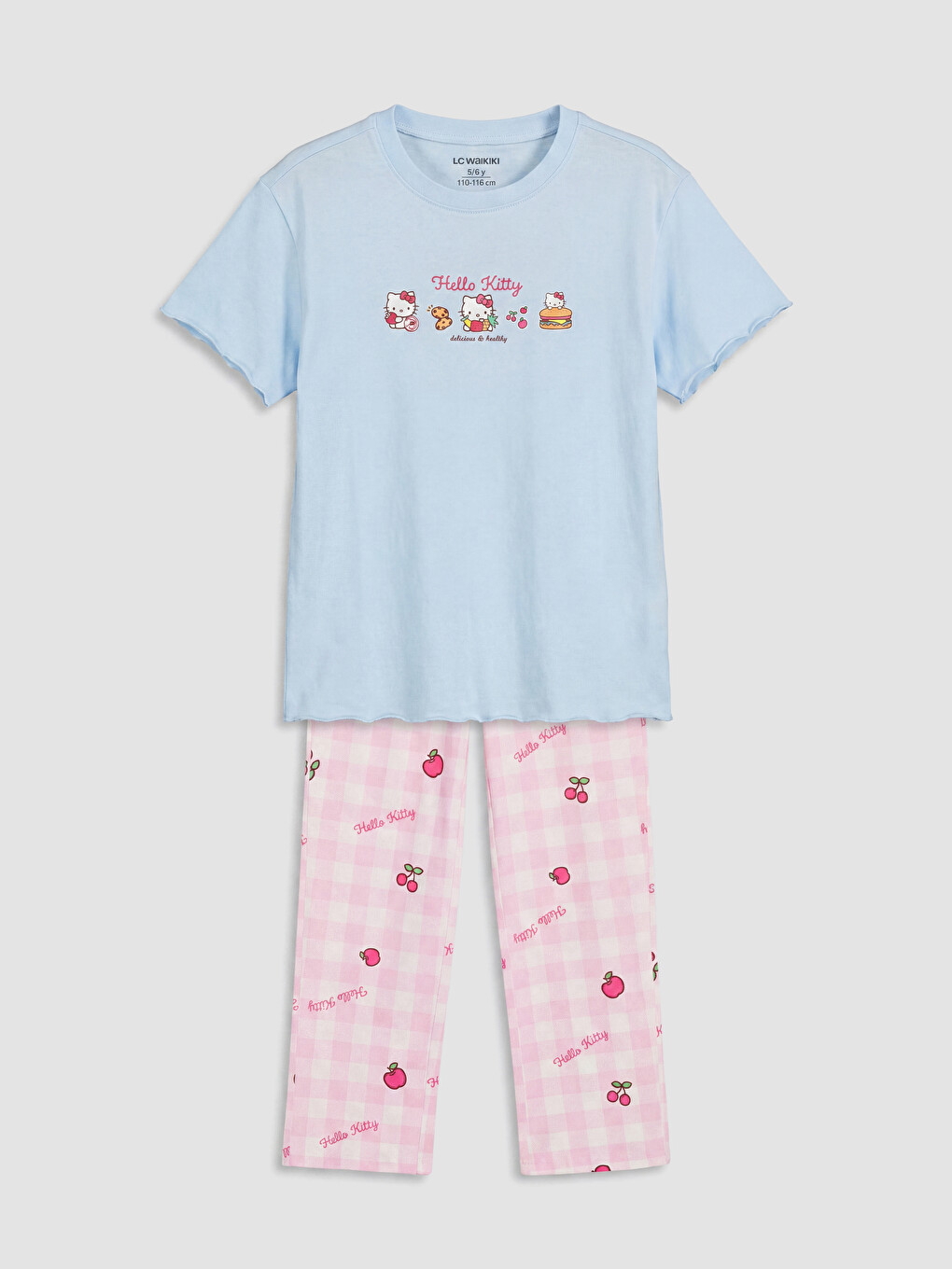 Hello Kitty Printed Girls' Pyjamas Set
