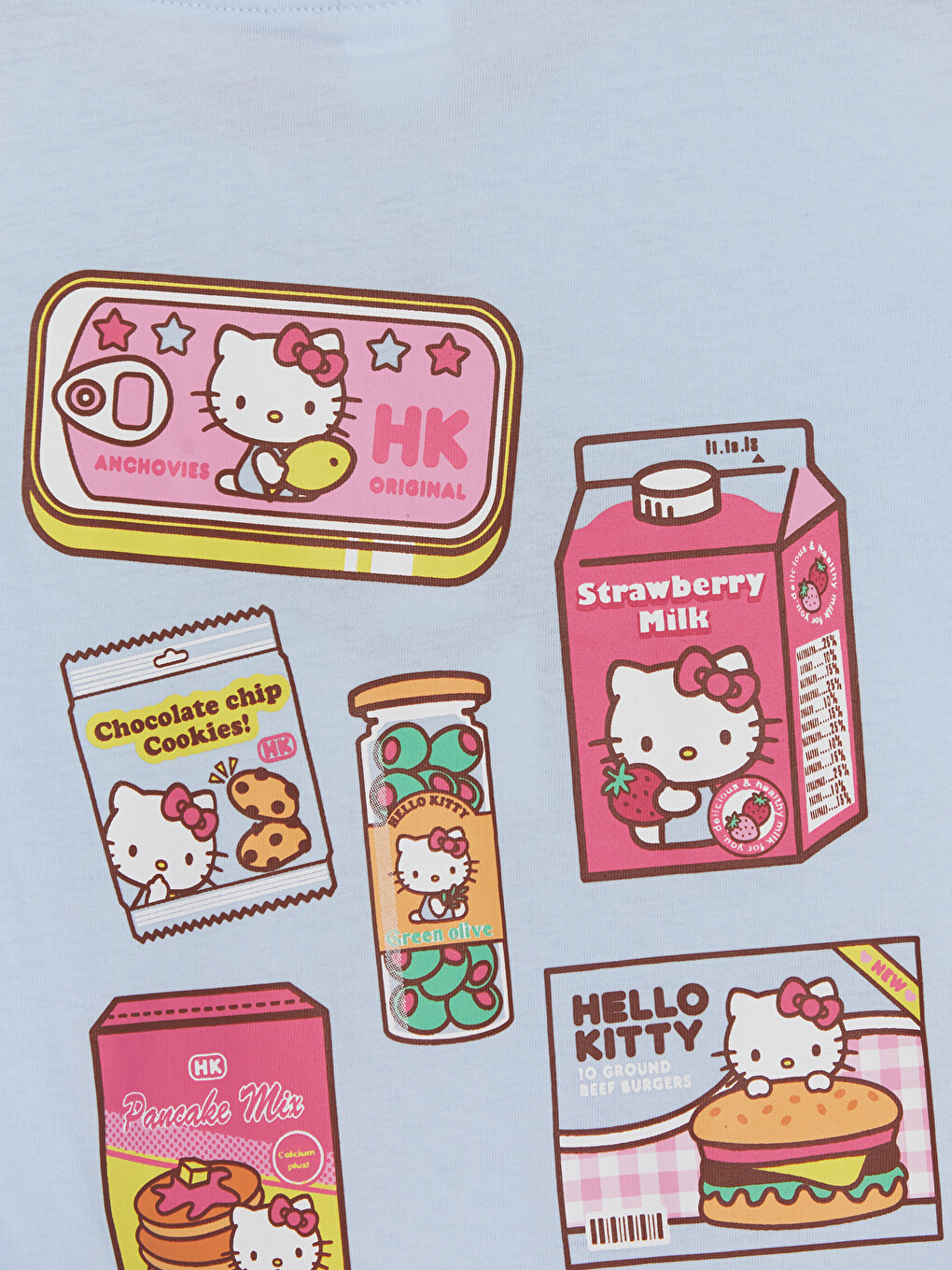Hello Kitty Printed Girls' Pyjamas Set-4