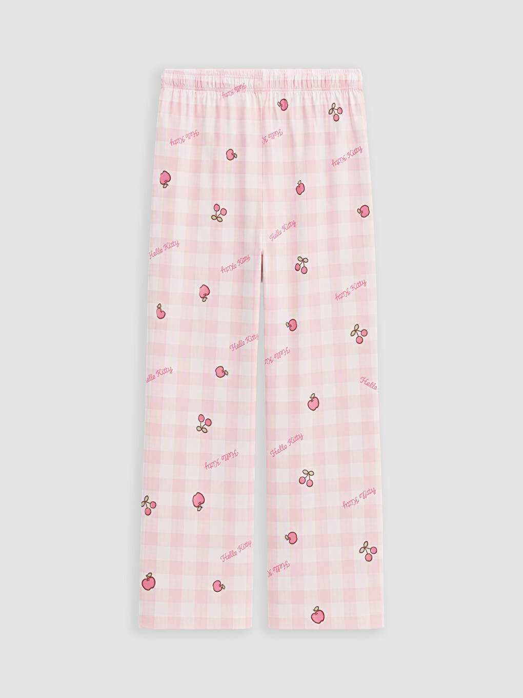 Mavi Hello Kitty Baskılı Kız Çocuk Pijama Takımı-7