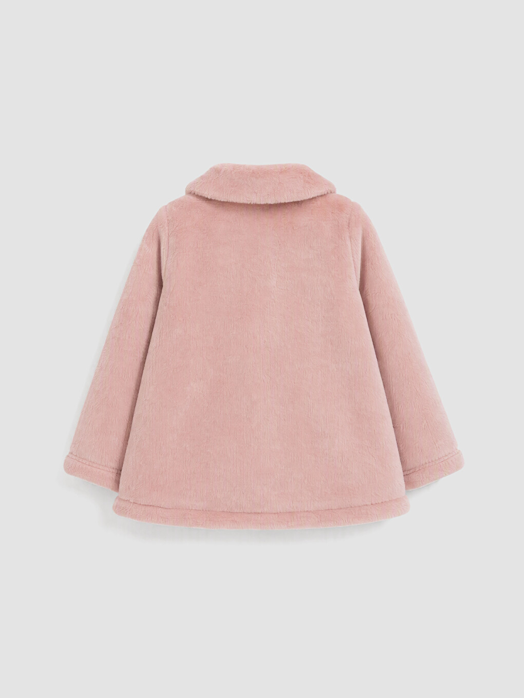 Pembe Bebe Yaka Kız Bebek Pelüş Hırka-2