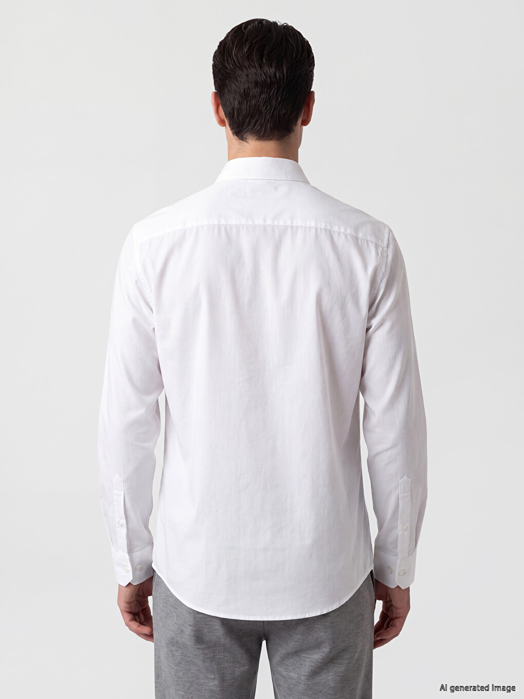 Slim Fit Dobby Men's Shirt-3