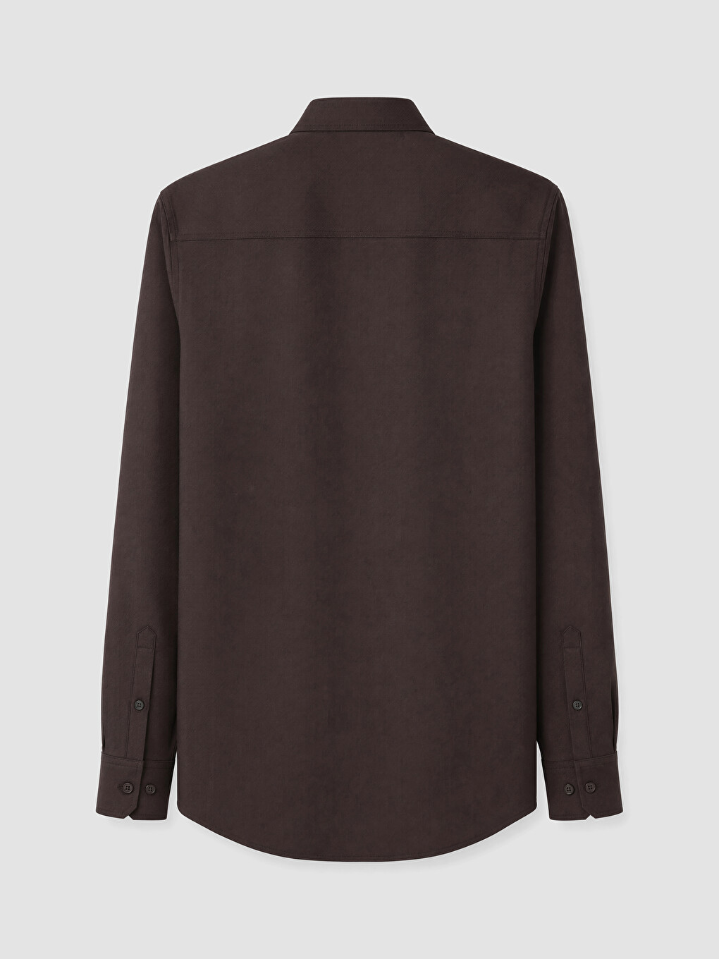 Kahverengi Slim Fit Armürlü Erkek Gömlek-2