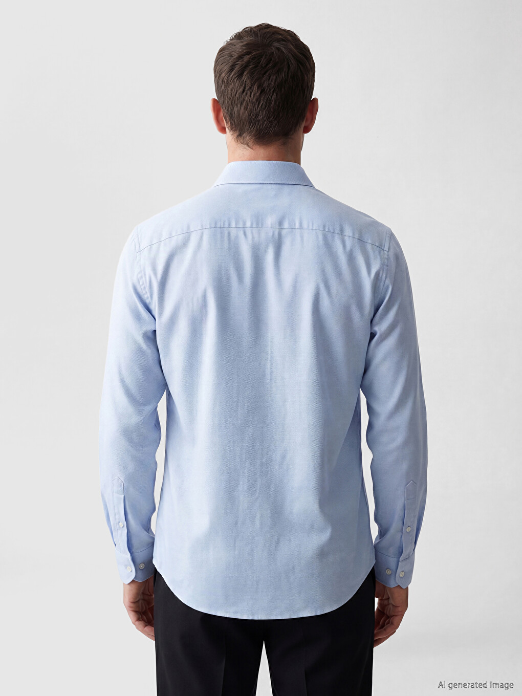 Mavi Slim Fit Armürlü Erkek Gömlek-3
