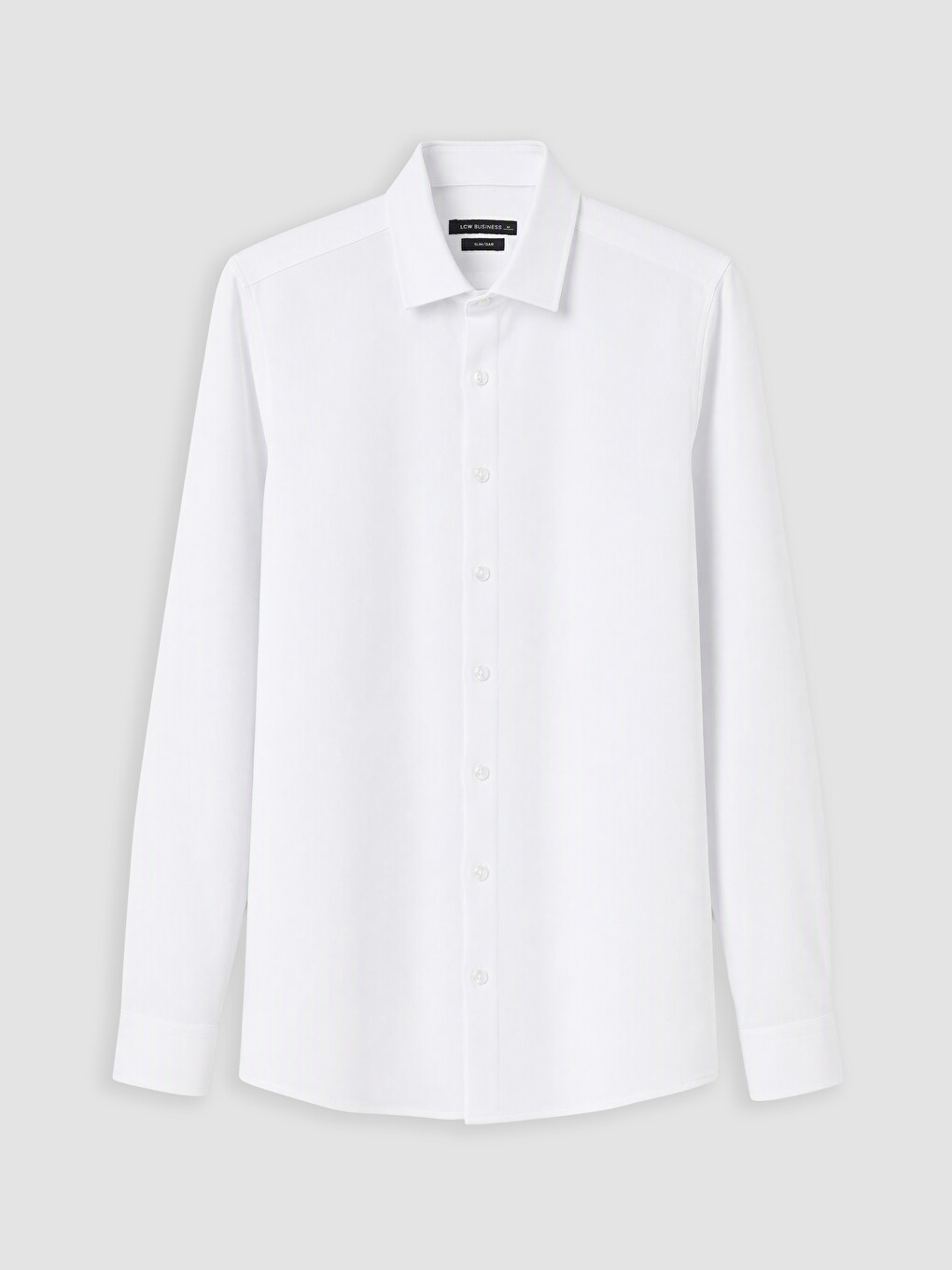 Slim Fit Dobby Men's Basic Shirt-4