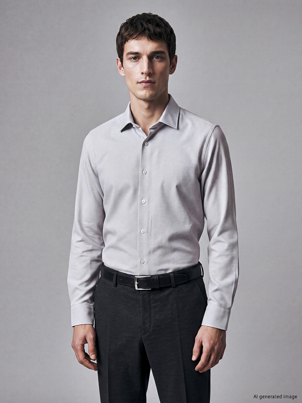 Cămașă Dobby Slim Fit Pentru Bărbați