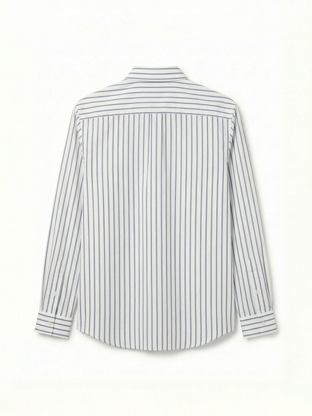 Lacivert Slim Fit Çizgili Erkek Gömlek-1