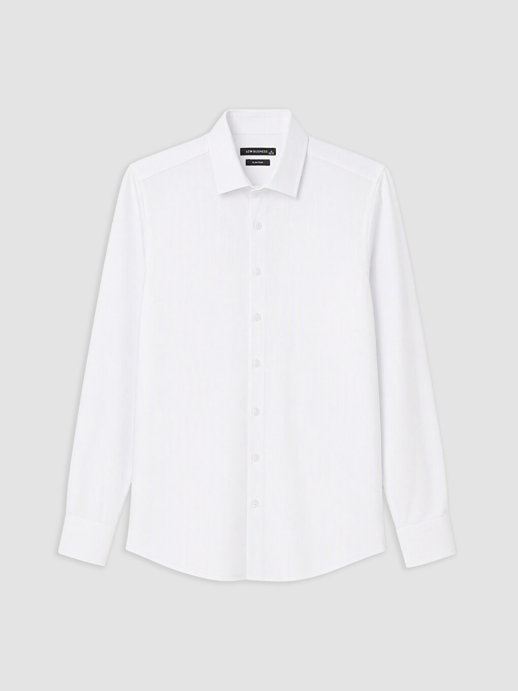 Beyaz Slim Fit Oxford Erkek Gömlek