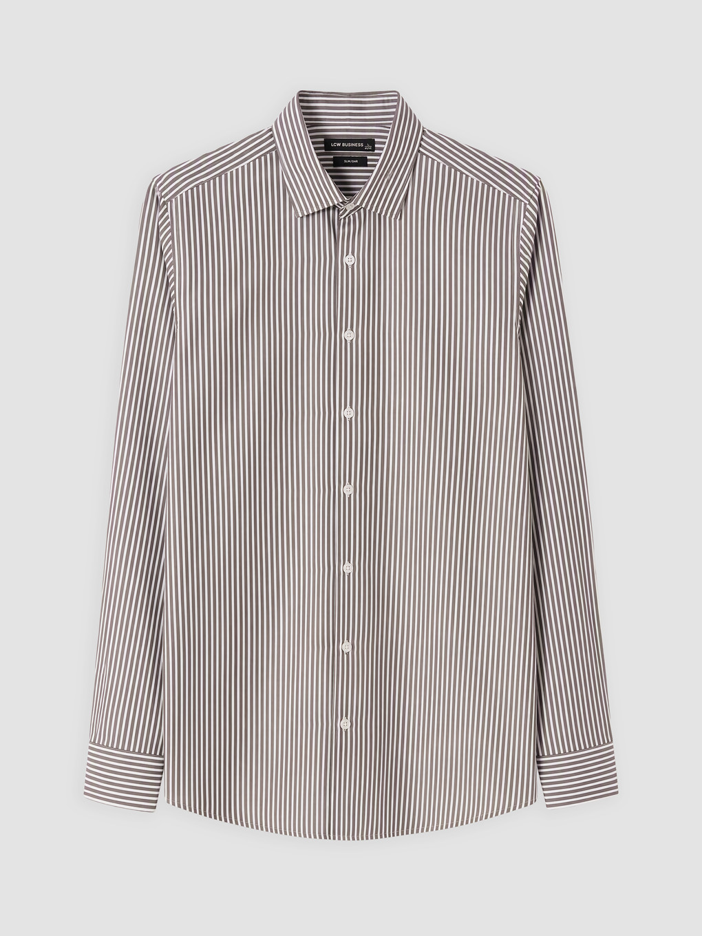 Slim Fit Striped Twill Men's Shirt