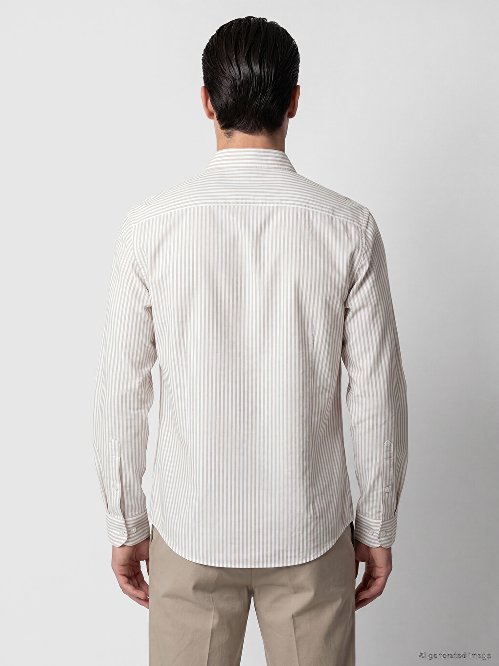Man Beige Shirt-2