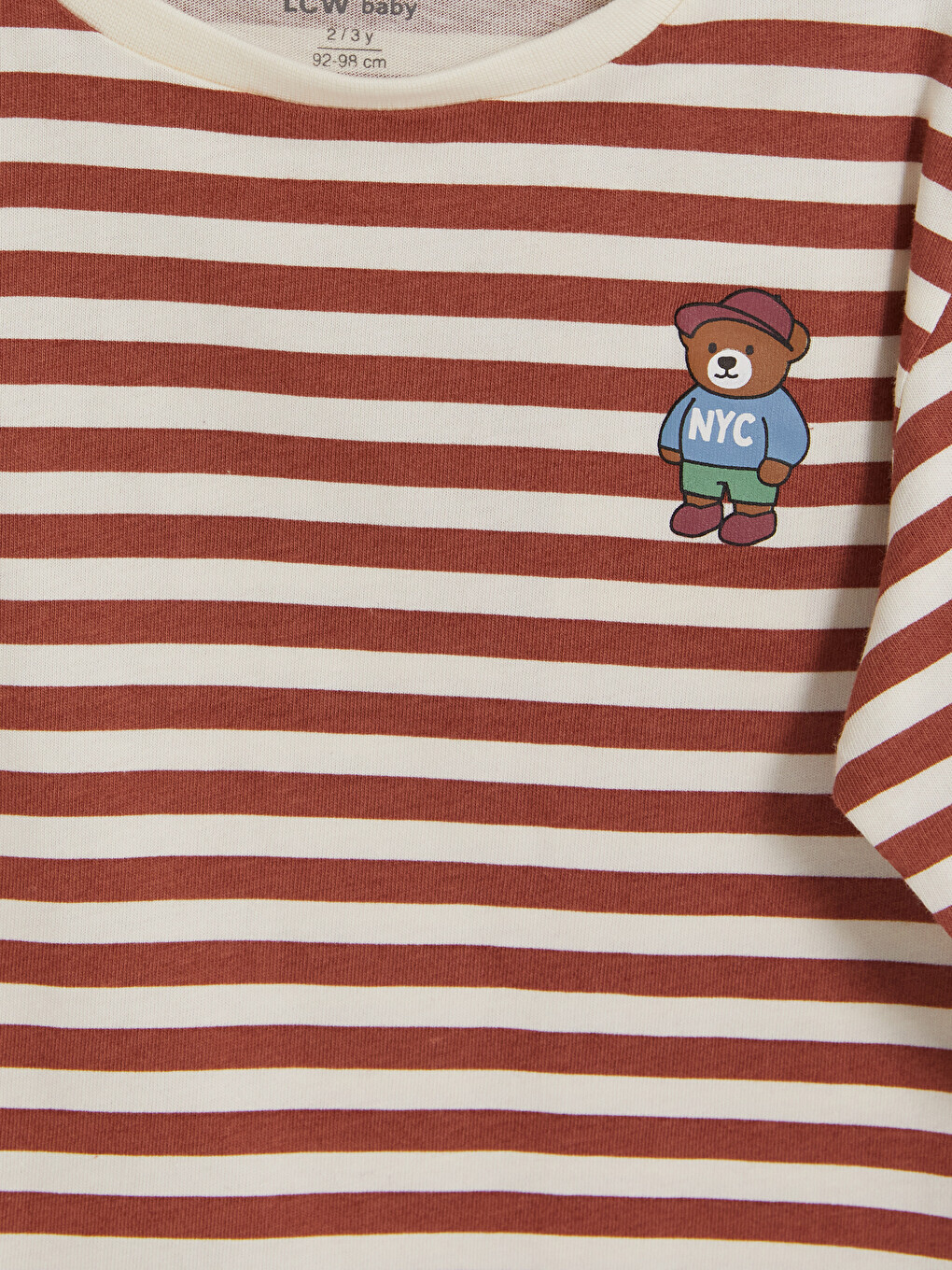 Crew Neck Striped Boys' T-shirt-1