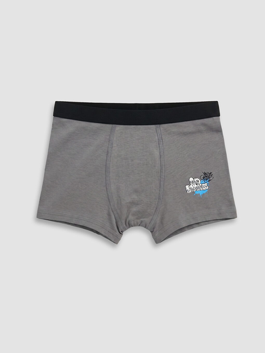 Gri Erkek Çocuk 3'lü Boxer-3