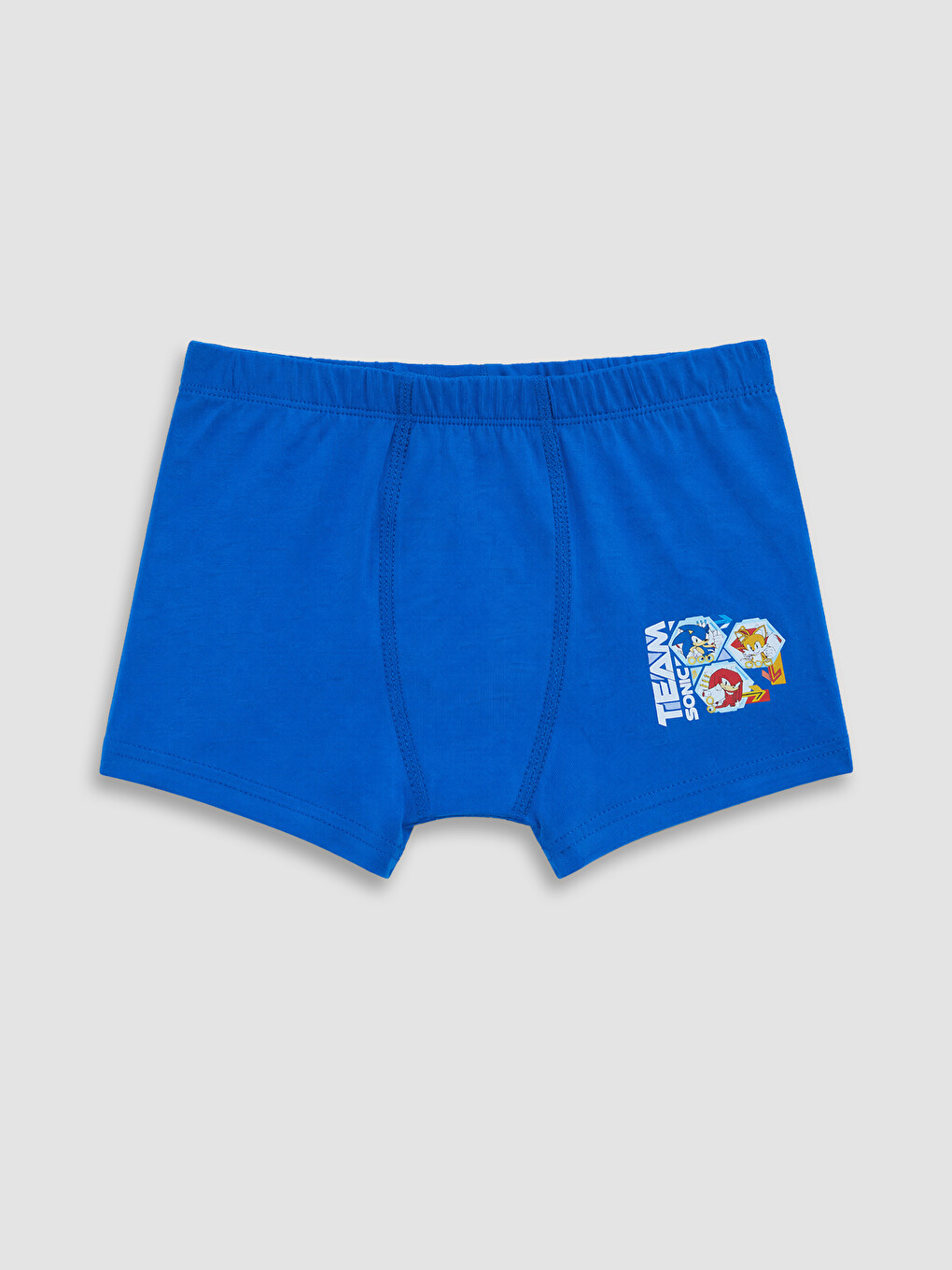 Mavi Sonic Baskılı Erkek Çocuk Boxer