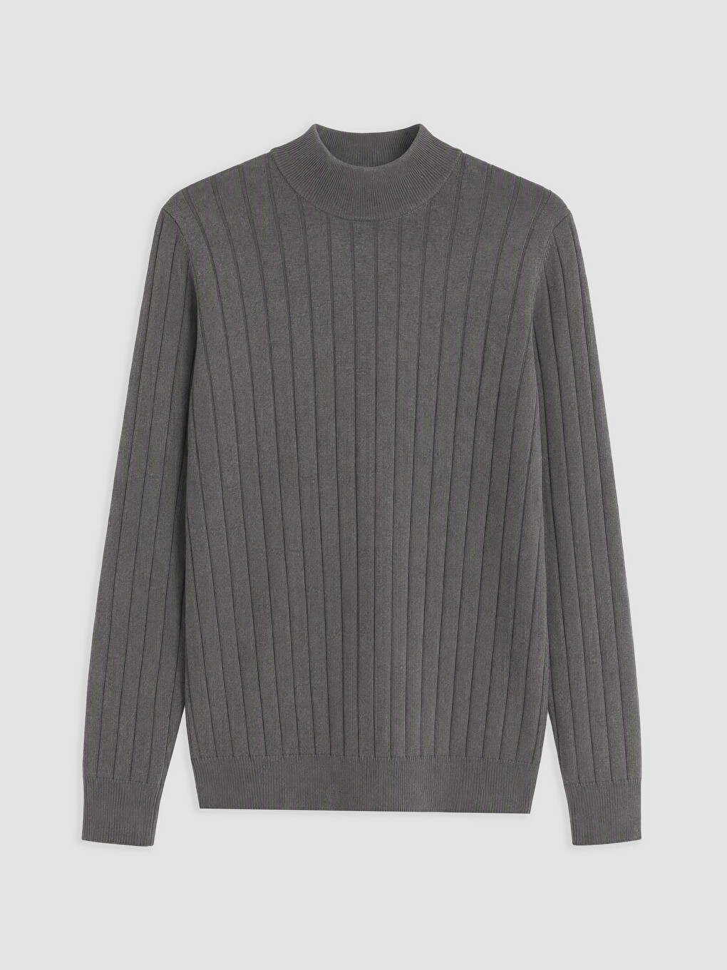 Mock Neck Men's Knitwear Sweater