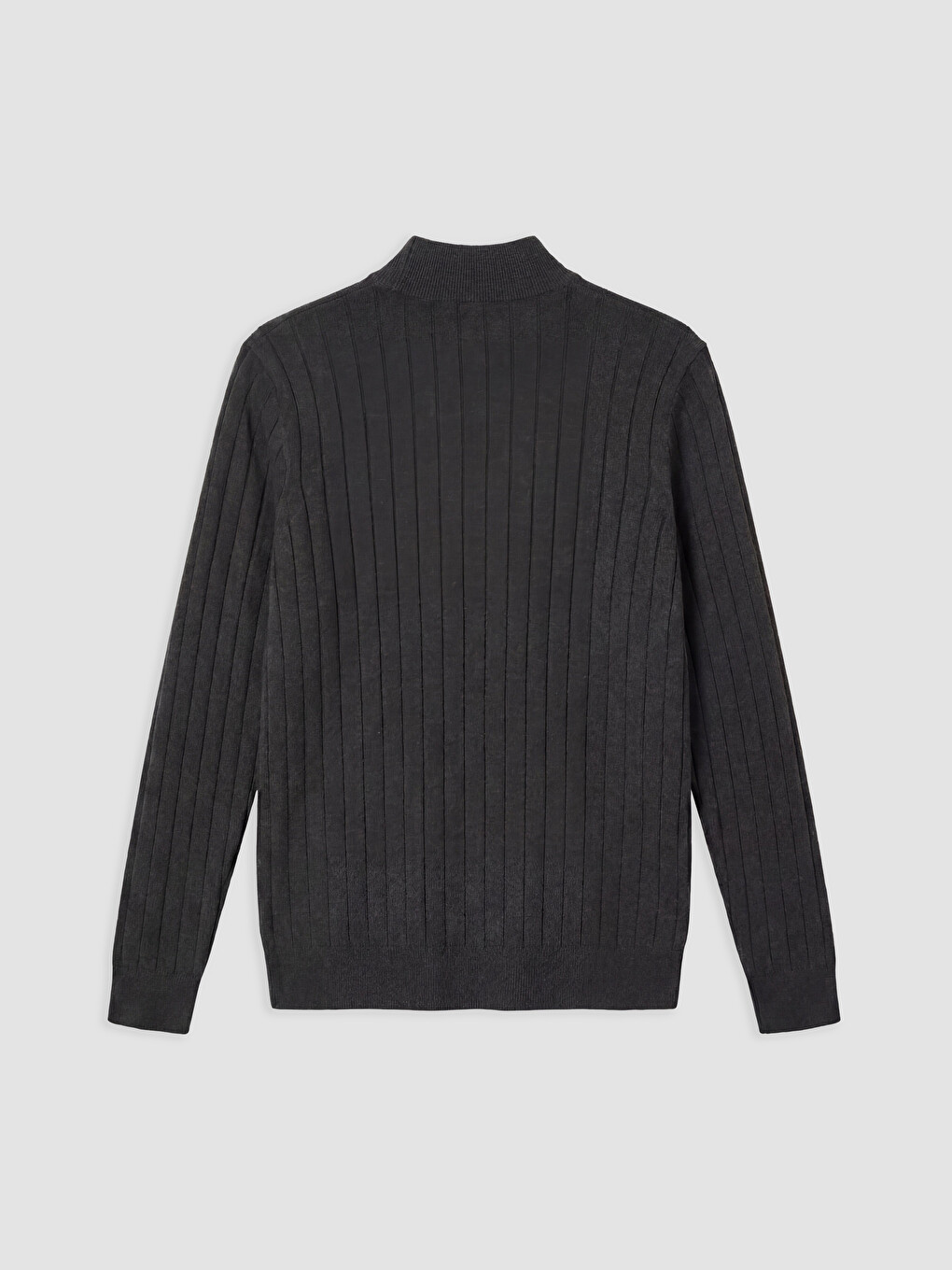Turtleneck Ribbed Men's Knitwear Sweater-5