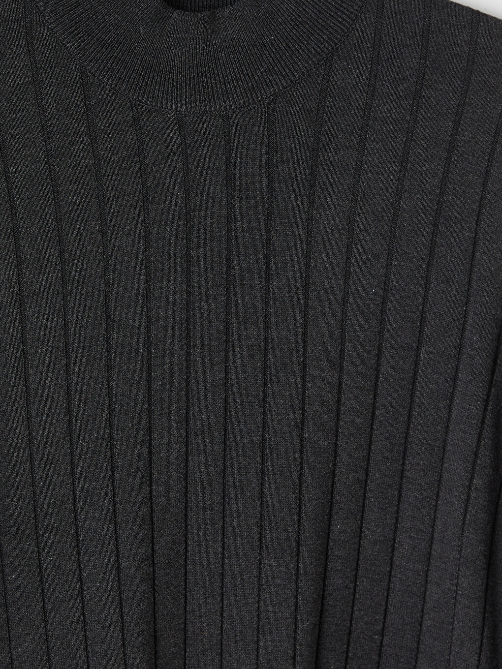 Turtleneck Ribbed Men's Knitwear Sweater-6
