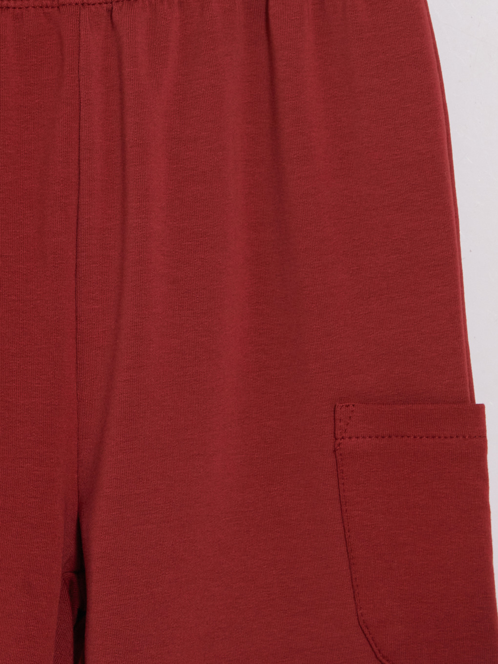 Bordo Erkek Bebek Jogger Eşofman Altı-2