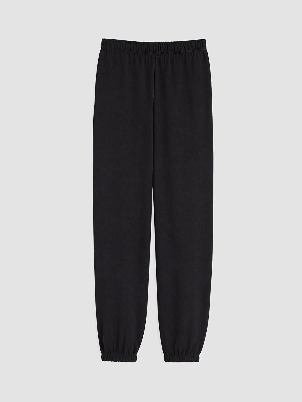 Girl Black Jogger Sweatpants-1