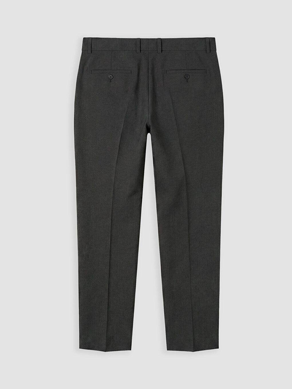 Slim Fit Pleated Men's Fabric Trousers-5