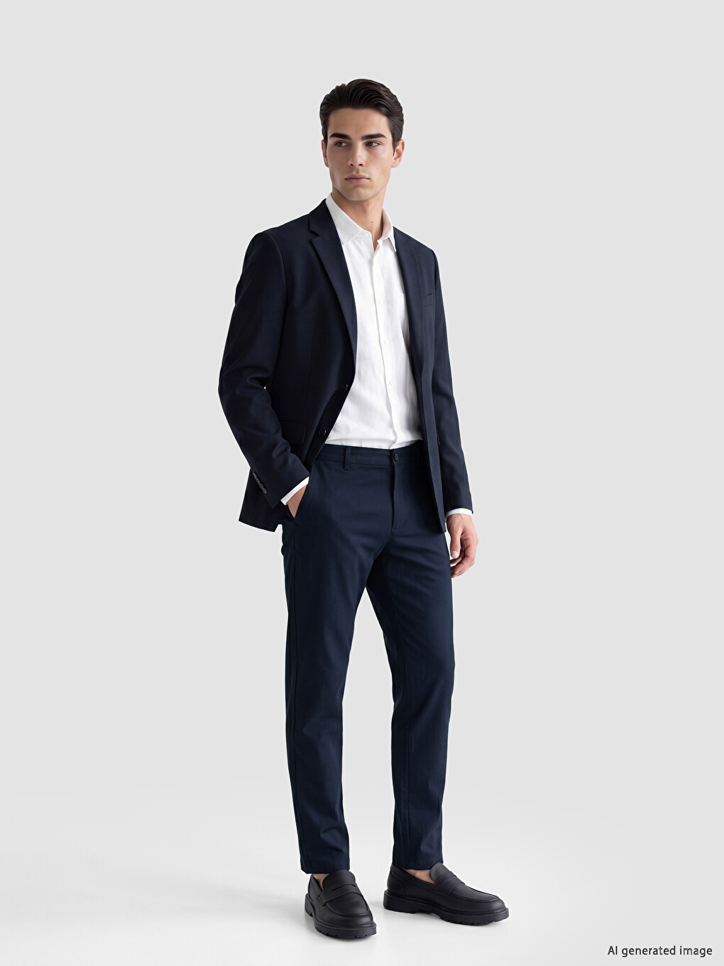 Sacou Blazer Slim Fit Bărbați-1