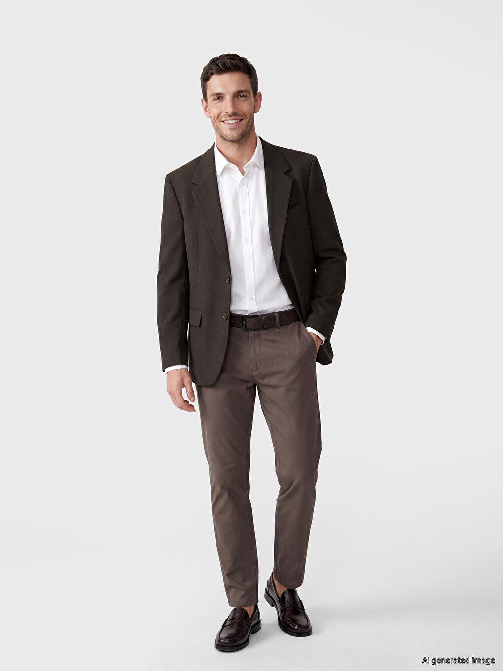Sacou Blazer Slim Fit Bărbați-1