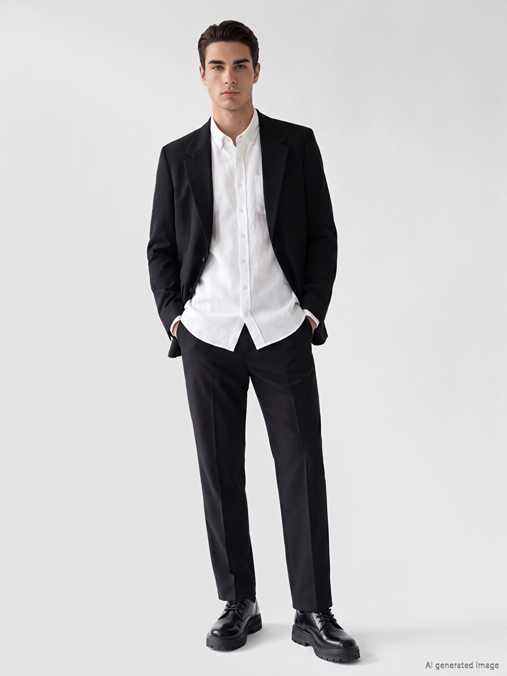 Sacou Blazer Slim Fit Bărbați-1