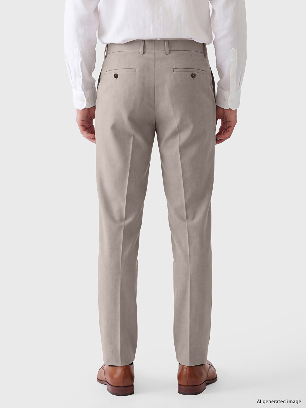 Bej Regular Fit Erkek Pantolon-3