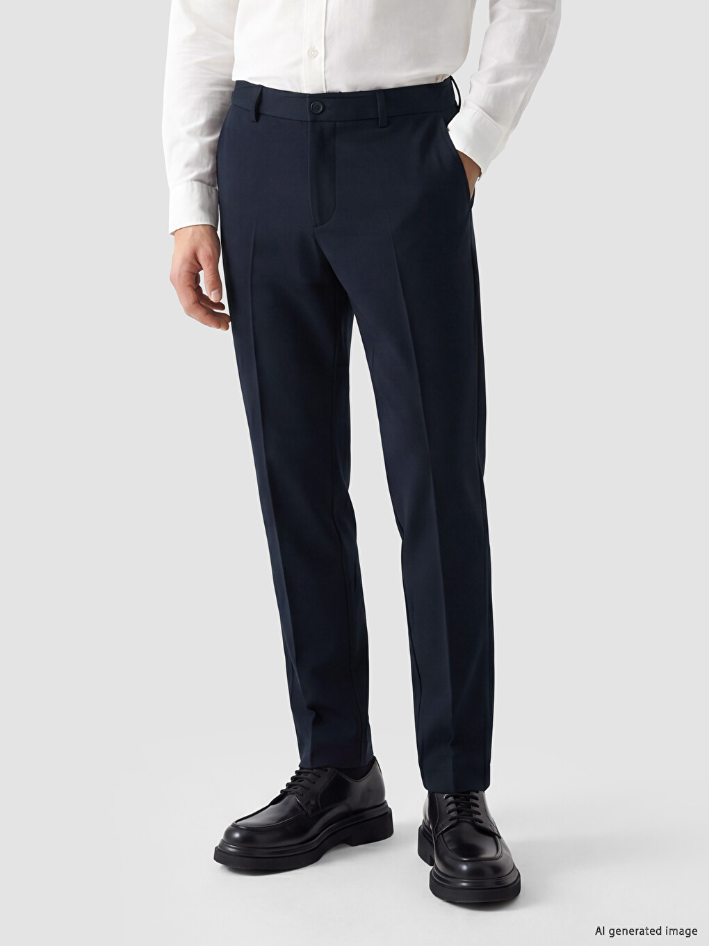 Slim Fit Men's Trousers-1
