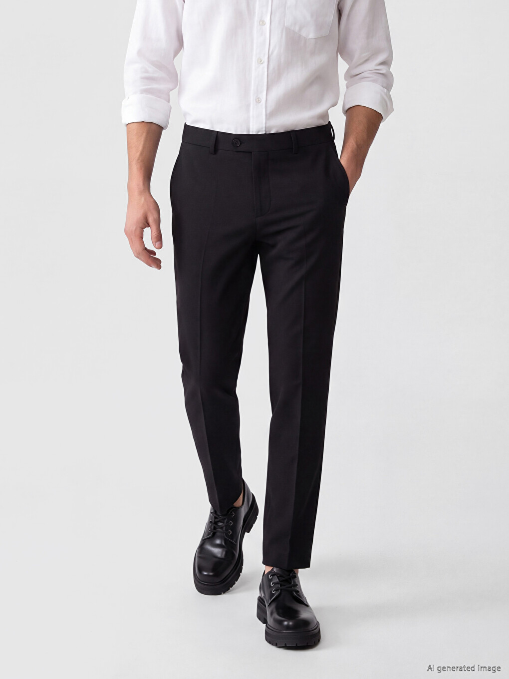 Slim Fit Men's Trousers-1
