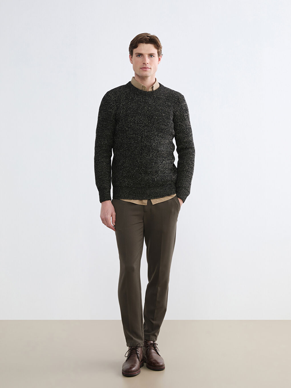 Man BEIGE Sweater-1