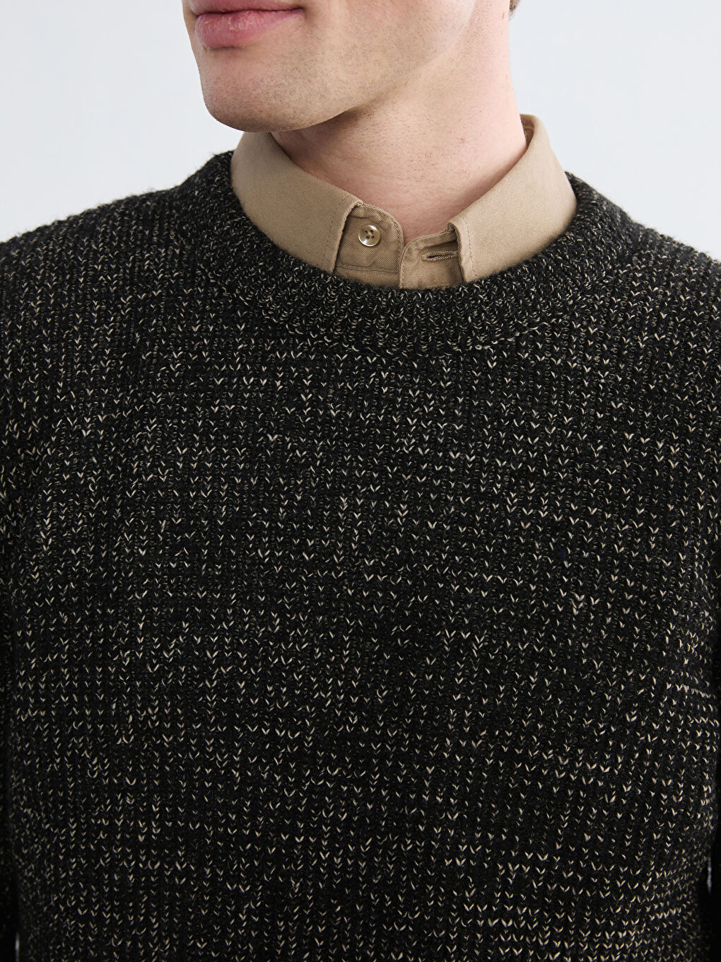 Man BEIGE Sweater-2