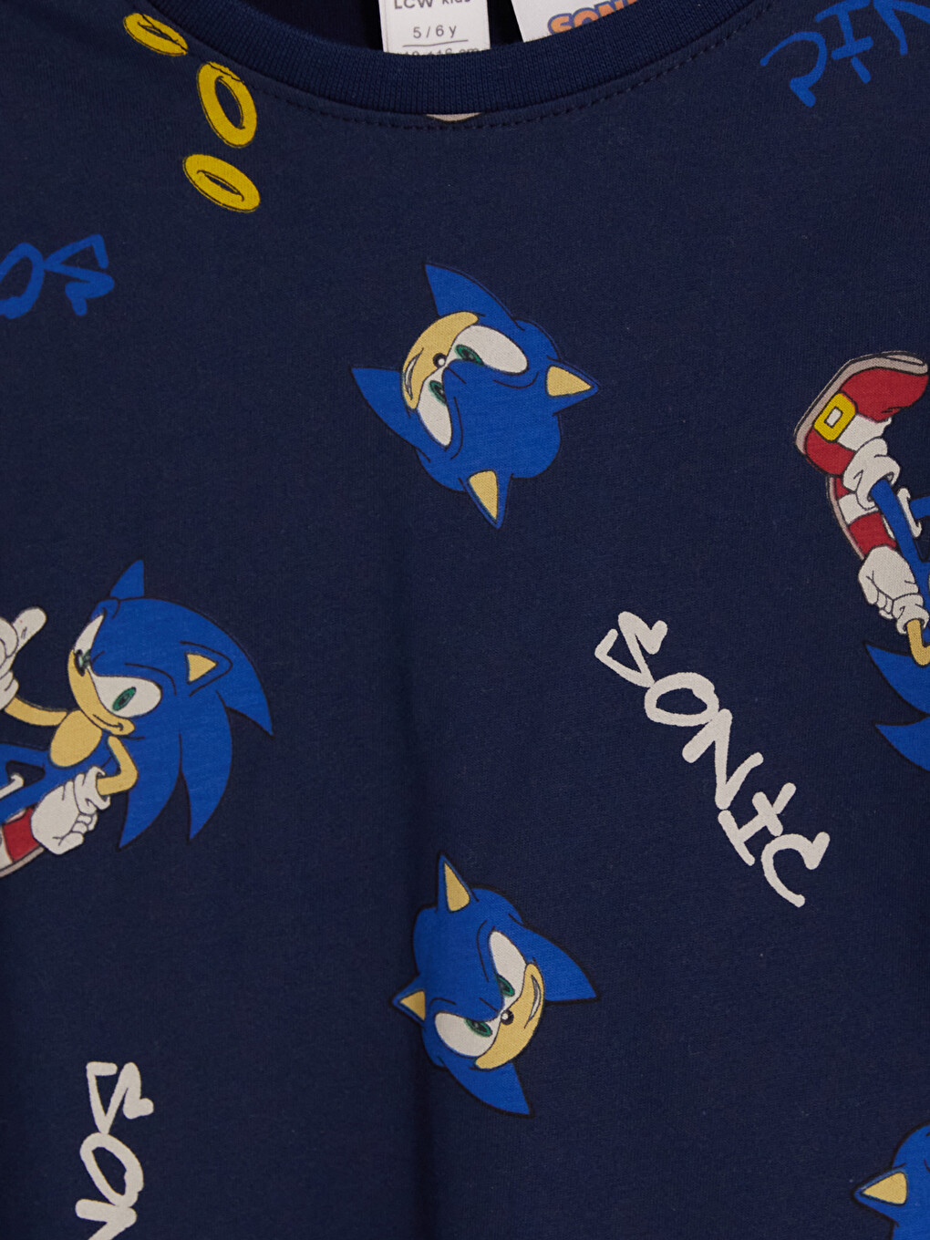 Пижамный Комплект Для Мальчиков С Круглым Вырезом Sonic-2