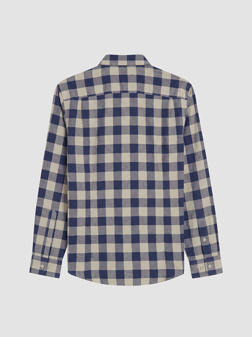 Regular Fit Ekose Gabardin Erkek Gömlek-6