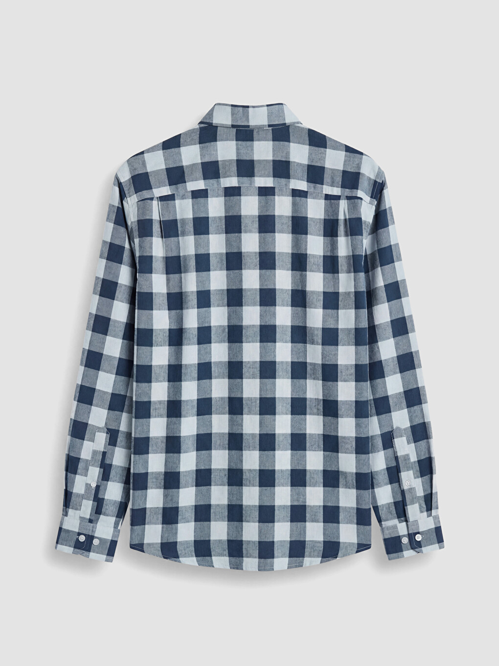 Regular Fit Ekose Gabardin Erkek Gömlek-5