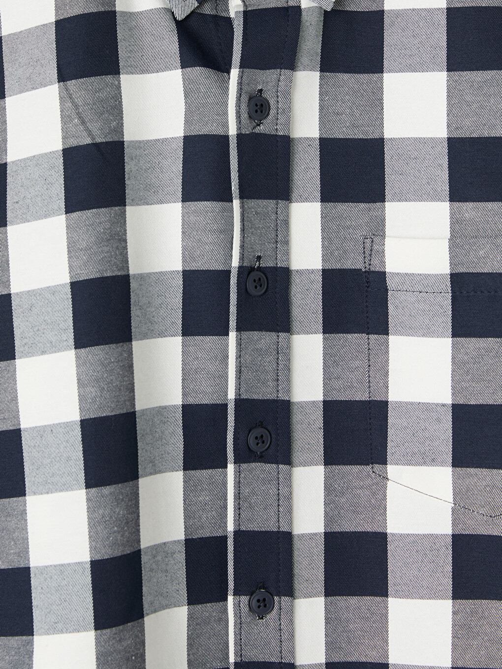 Ekru Regular Fit Ekose Gabardin Erkek Gömlek-1