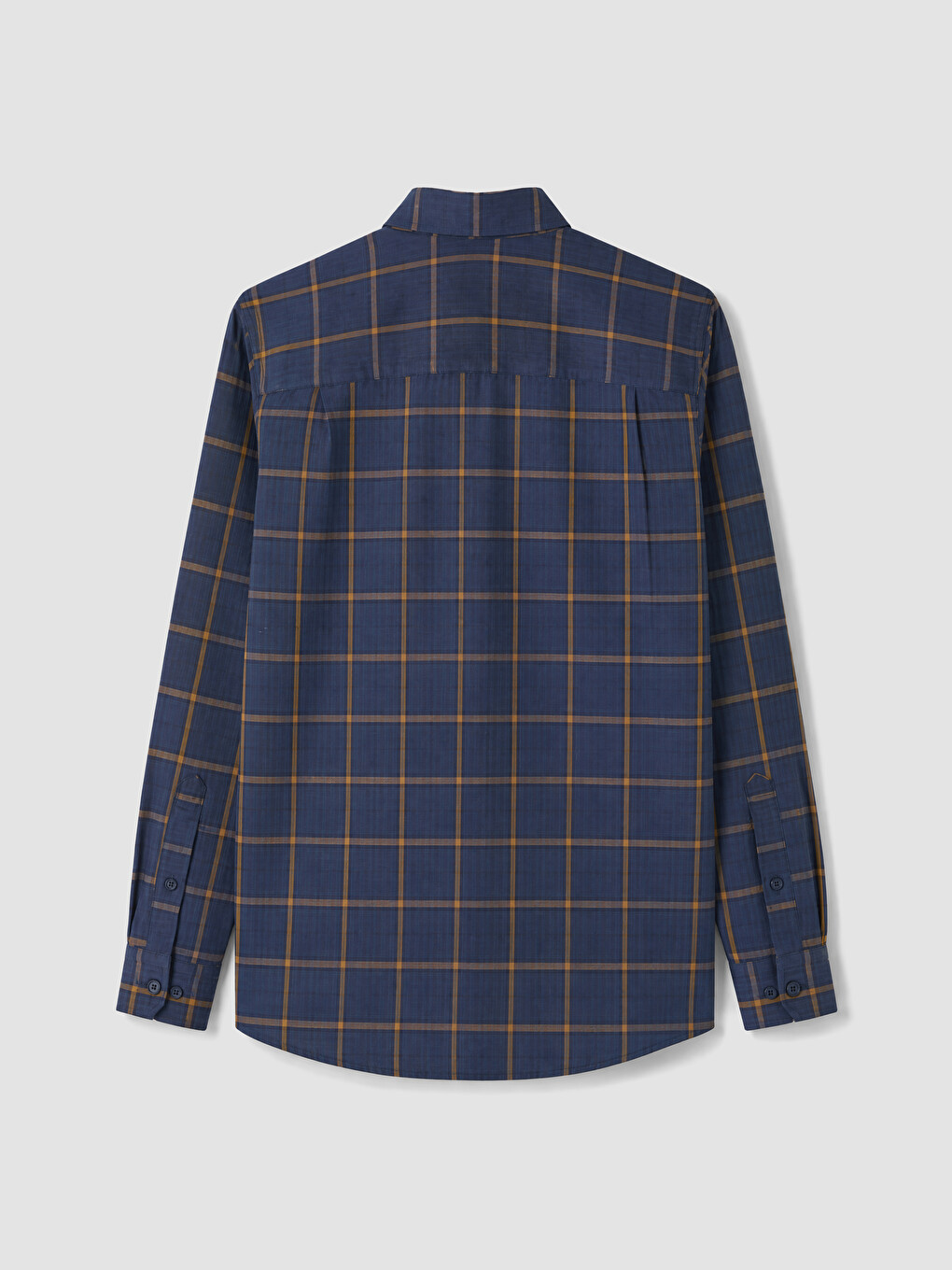 Regular Fit Plaid Men's Shirt-4