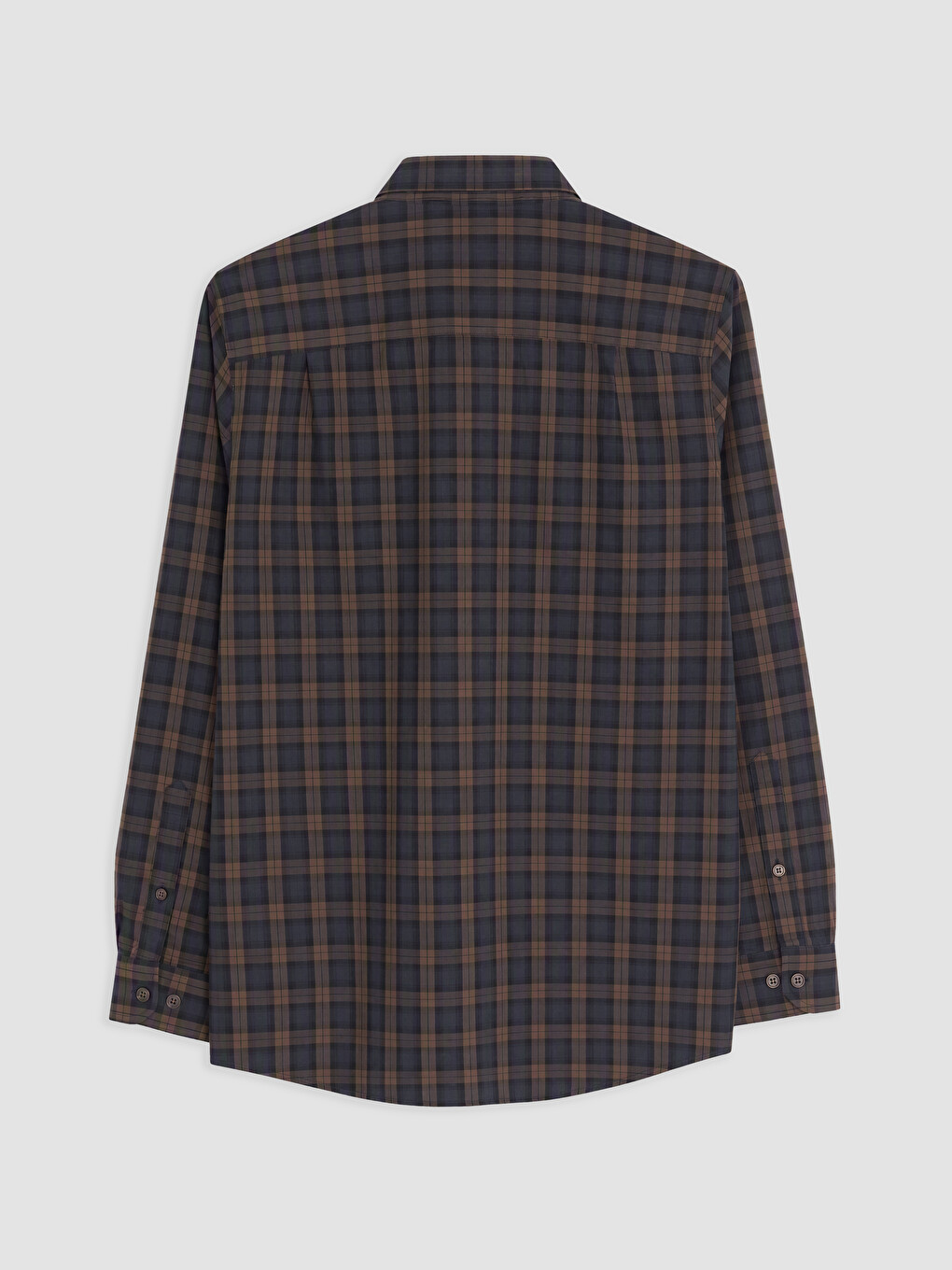 Regular Fit Plaid Men's Shirt-1