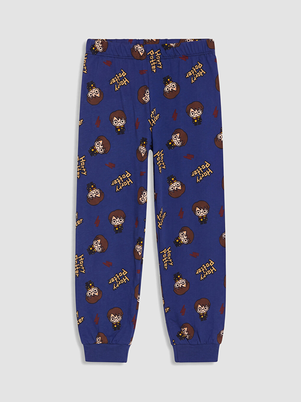 Bordo Harry Potter Baskılı Erkek Çocuk Pijama Takım-4