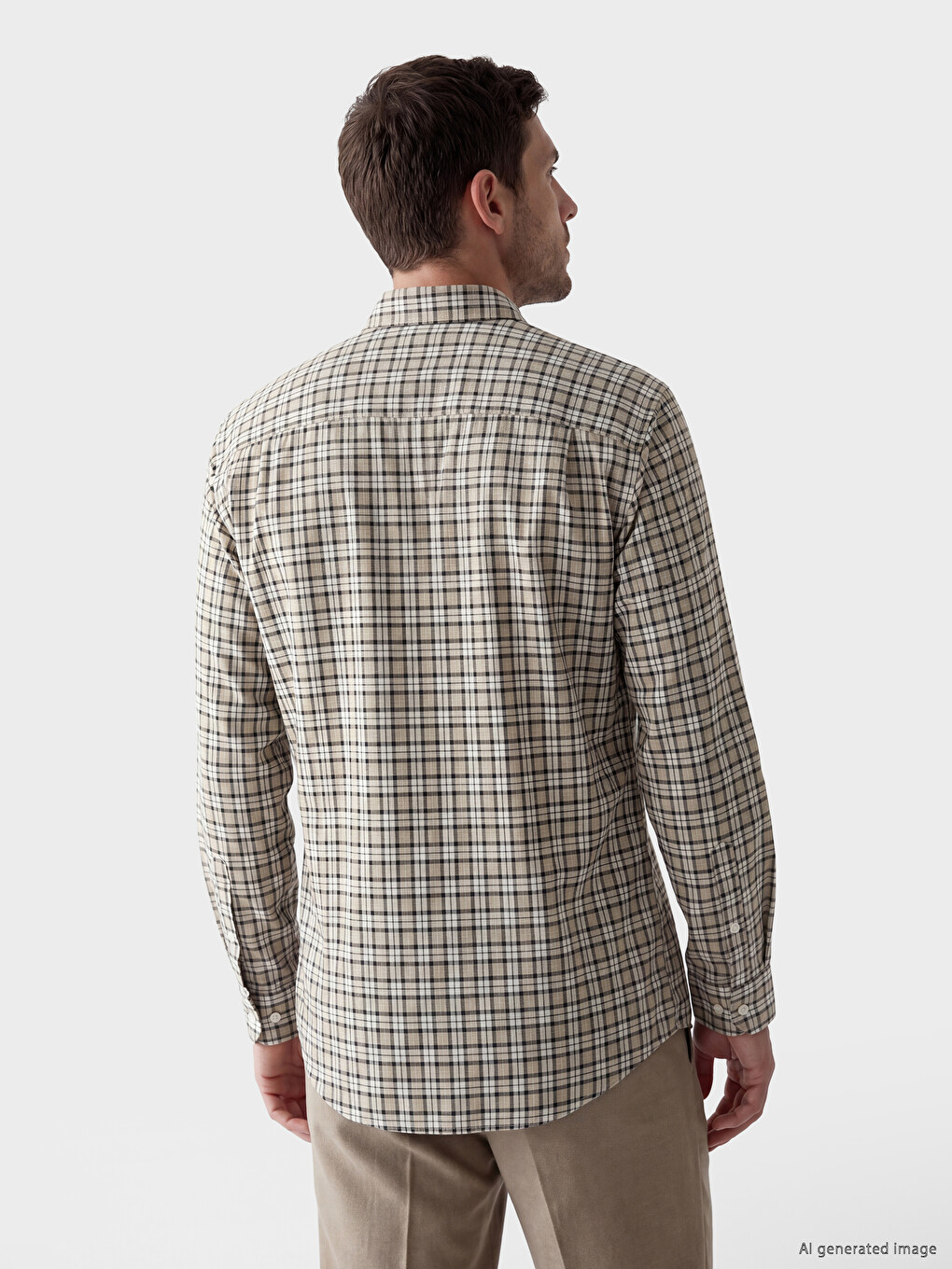 Man Beige Shirt-2