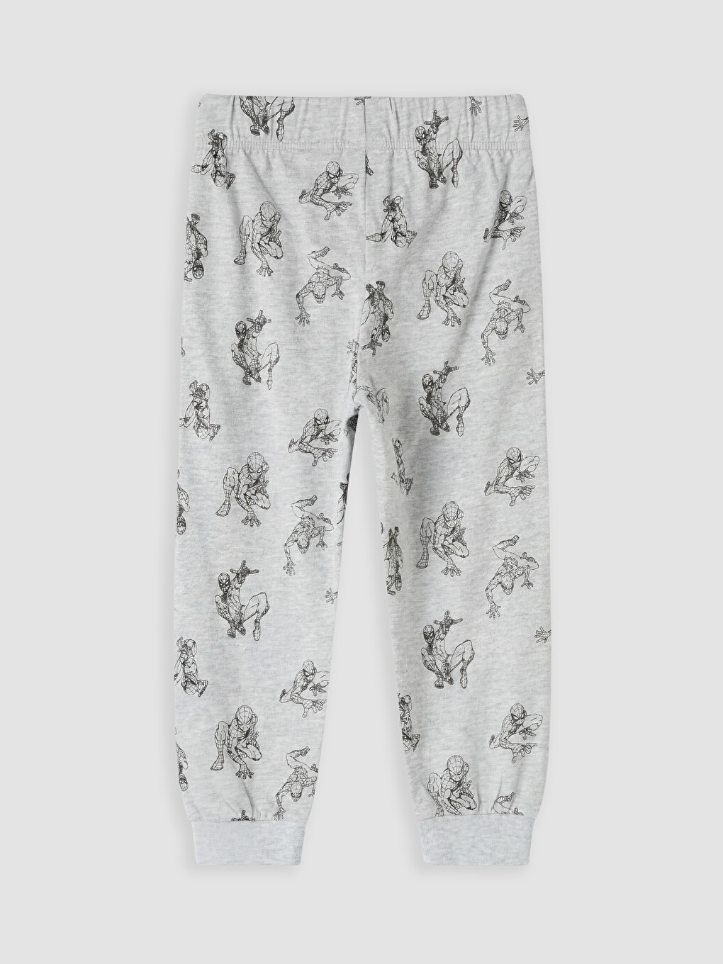 Gri Spider-man Baskılı Erkek Çocuk Pijama Takımı-5