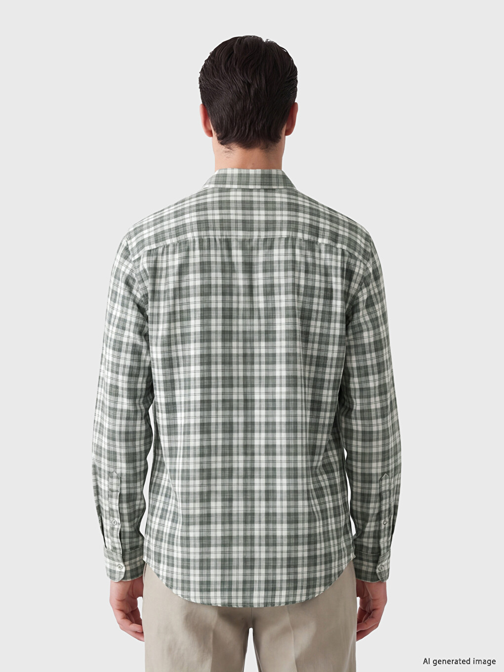 Man Green Shirt-2