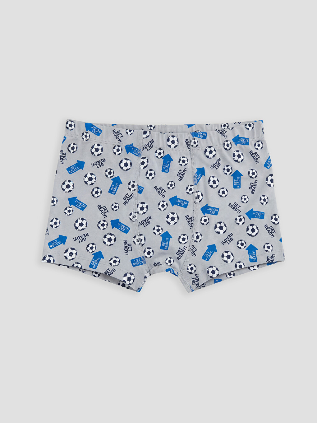Gri Erkek Çocuk 3'lü Boxer-3
