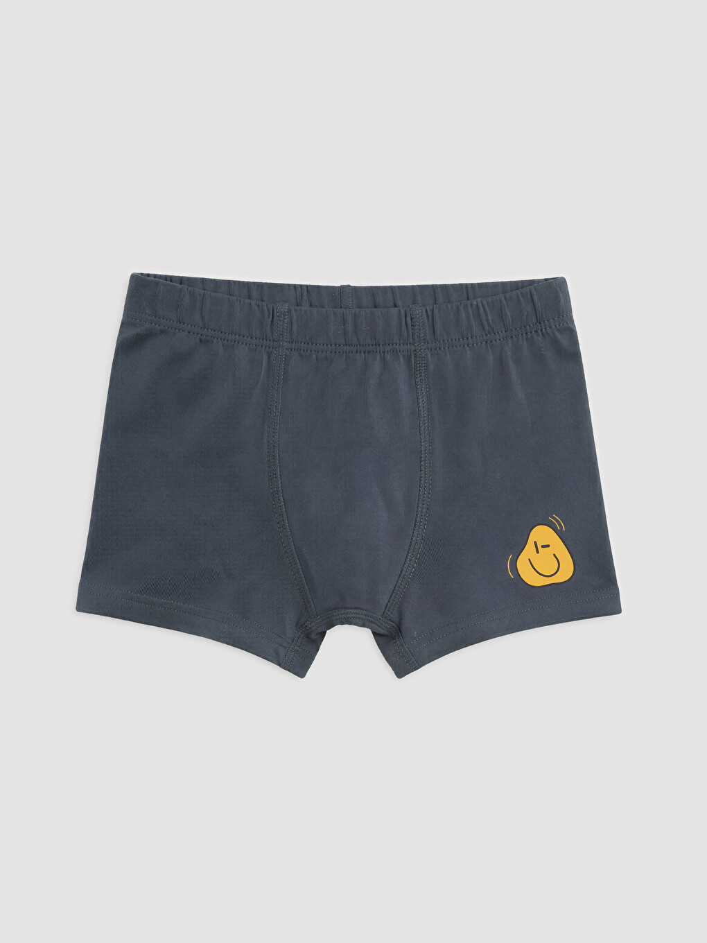 Gri Erkek Çocuk 3'lü Boxer-1