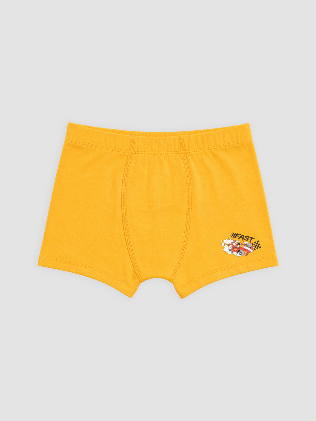 Turuncu Baskılı Erkek Çocuk Boxer