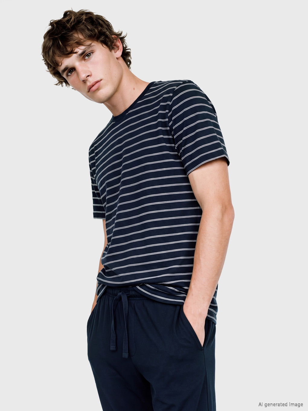 Regular Fit Men's Pyjamas Set-1